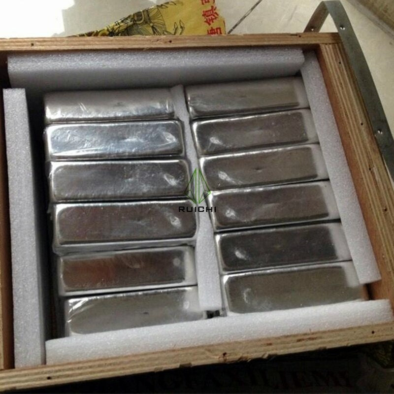 Indium-Metallbarren, 99,995 % rein, 1000 g (1 kg) 