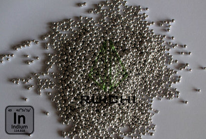 100 Gramm 99,995 % reines Indium-Granulat, Indium-Schusselement, 49 Indium-Metallkugeln, kostenloser Versand