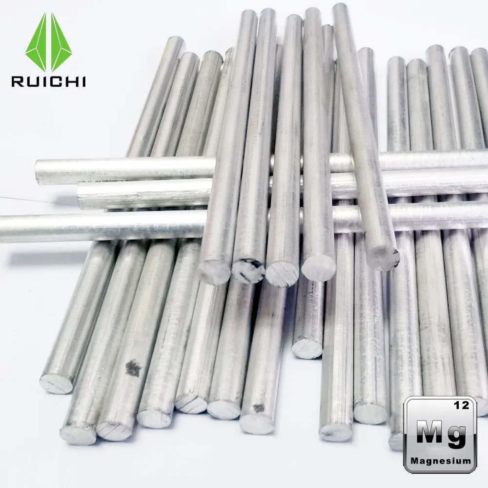 15pcs Magnesium Rods Magnesium Metals Sticks 99.95% Pure 7mm Dia X ...