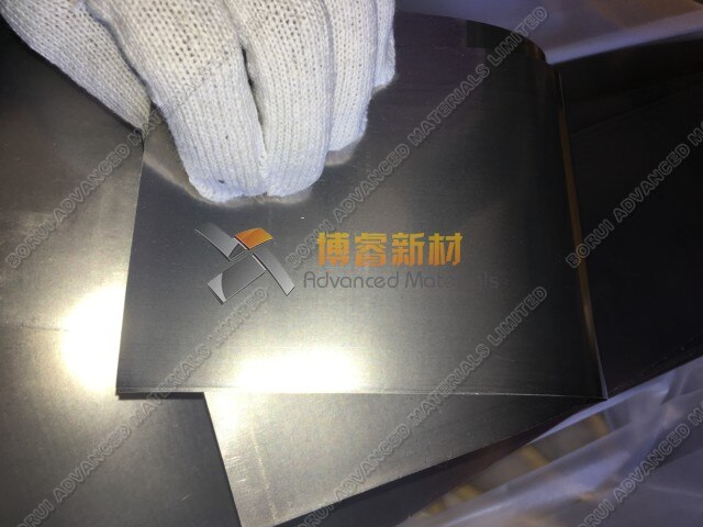 Pure Magnesium Foil Sheet, Mg 99.99% Pure, Size 0.3 X 100 X 100 Mm