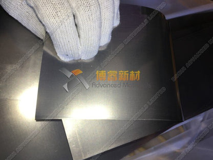 Pure Magnesium Foil Sheet, Mg 99.99% Pure, Size 0.3 X 100 X 100 Mm