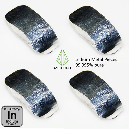 99,995 % Reinheit 5 g 10 g 20 g 50 g 100 g Indiummetall Element 49 Indiumbarren Indiumblock