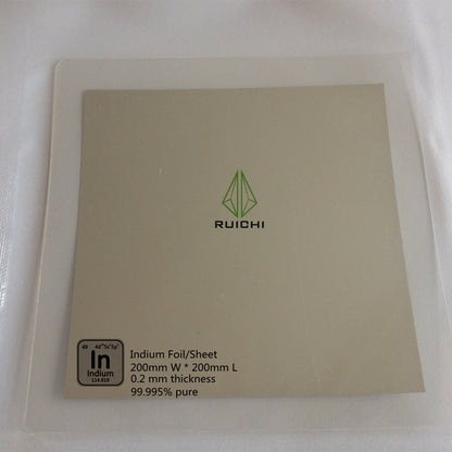 0,2 mm dickes Indiumfolien-Metallblech, 99,995 % rein
