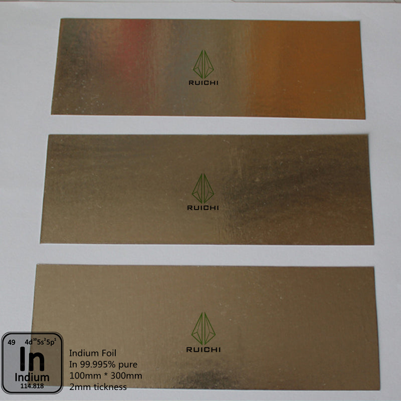 0,2 mm dickes Indiumfolien-Metallblech, 99,995 % rein