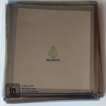 0,2 mm dickes Indiumfolien-Metallblech, 99,995 % rein