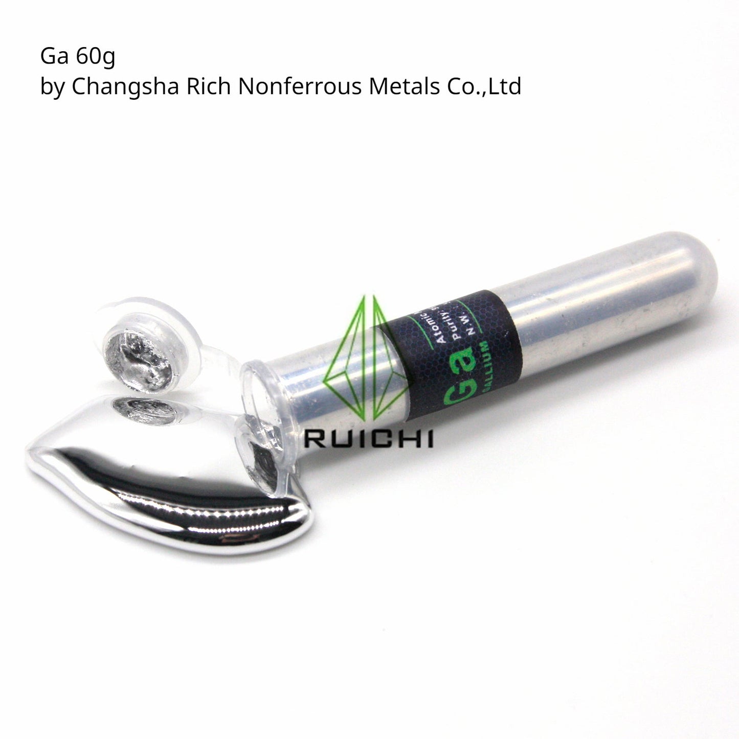 갈륨 금속 99.99% 5g 7.5g 10g 15g 20g 25g 40g 50g 60g 100g 200g 250g 500g 1000g 
