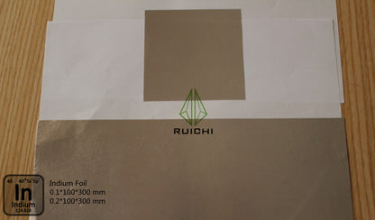 0,1 mm dickes Indiumfolien-Metallblech, 99,995 % rein