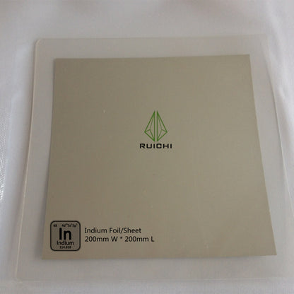 0,1 mm dickes Indiumfolien-Metallblech, 99,995 % rein